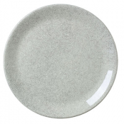 Ink Crackle Grey Coupe Plate 20.25cm (8inch)