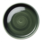 Aurora Vesuvius Burnt Emerald Round Stacking Tray 16.5cm (6 1/2inch)