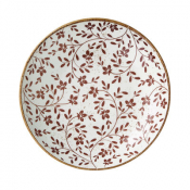 Flora Brown Coupe Bowl 25.5cm 120.25cl (10inch 42 2/7oz)