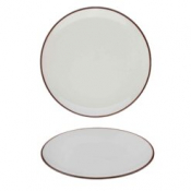 Modest Brown Coupe Plate 28.5cm / 11.25inch