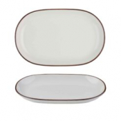 Modest Brown Oval Platter 33 x 21cm / 13inch x 8.25inch
