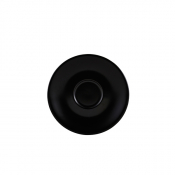 Porcelain Matt Black Saucer 12cm/ 4.75inch