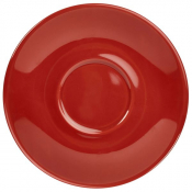 Porcelain Red Saucer 12cm/ 4.75inch