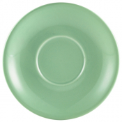 Porcelain Green Saucer 13.5cm/ 5.25inch
