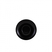 Porcelain Matt Black Saucer 13.5cm/ 5.25inch