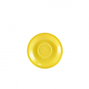 Porcelain Yellow Saucer 13.5cm