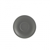 Porcelain Matt Grey Saucer 16cm/ 6.25inch