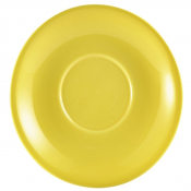 Porcelain Yellow Saucer 16cm