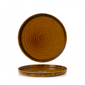 Dudson Harvest Brown  Walled Plate 10 2/8inch