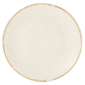 Oatmeal Coupe Plate 18cm/7inch
