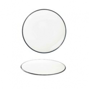 Modest Black Coupe Plate 17cm / 6.25inch