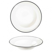 Modest Black Pasta Plate 28cm / 11inch 560ml / 19.75oz