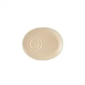 Rustico Premium Stoneware Nude Saucer/Side Plate 20x17cm/8inch x 6.75inch