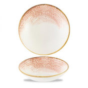 Homespun Accents Coral Coupe Bowl 7.25inch