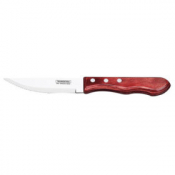 Tramontina Polywood Jumbo Steak Knife Pointed Tip Red x12