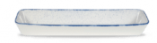 Churchill Stonecast Hints Indigo Rectangle Baking Dish 21X6.5X2.5