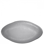 Churchill Bamboo Organic Glass Oval Platter 11 3/4X6 3/8inch