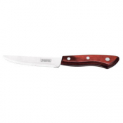 Tramontina Polywood Trigger Jumbo Steak Knife Rounded Tip Red x12