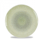 Dudson Harvest Grain Speckle Green  Organic Coupe Plate 11.4inch