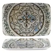 Academy Fusion Mosaic Rectangular Platter 33x23cm/13x9inch