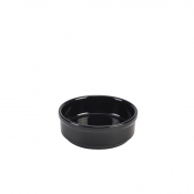 Porcelain Black Round Dish 10cm/ 4inch