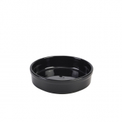 Porcelain Black Round Dish 13cm/ 5inch