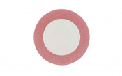 Purity Pearls Pink Rimmed Plate 32cm [12.6inch]