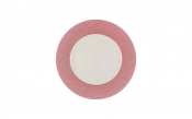 Purity Pearls Pink Rimmed Plate 29cm [11.4inch]