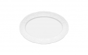 Mozart Oval Rimmed Plate 12.5x8inch/32x21cm
