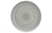Modern Rustic Ceramica Grey Plate 31.8cm [12.5inch]