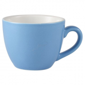 Porcelain Blue Bowl Shaped Cup 9cl/ 3oz