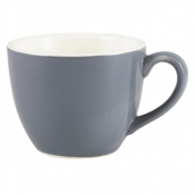 Porcelain Grey Bowl Shaped Cup 9cl/ 3oz