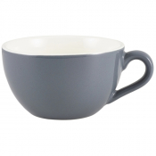 Porcelain Grey Bowl Shaped Cup 17.5cl/ 6oz