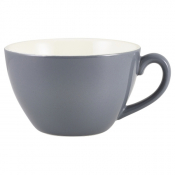 Porcelain Grey Bowl Shaped Cup 34cl/ 12oz