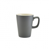 Porcelain Matt Grey Latte Mug 34cl/ 12oz