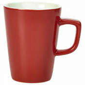 Porcelain Red Latte Mug 34cl/ 12oz