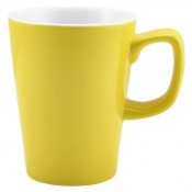 Porcelain Yellow Latte Mug 34cl/ 12oz
