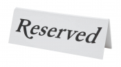 Reserved Table Sign Plastic Individual