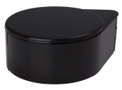 Glass Rimmer Black 3 Tier