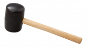 Rubber Mallet 32oz With Wooden handle