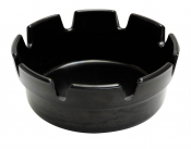  Ashtray Bakelite Crown Style Black 4inch
