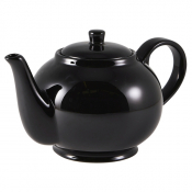 Porcelain Black Teapot 45cl/ 15.75oz