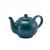 Porcelain Matt Teal Teapot 45cl/ 15.75oz