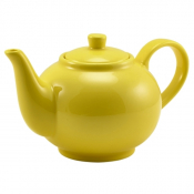 Porcelain Yellow Teapot 45cl/ 15.75oz