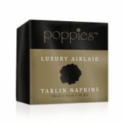 Napkin Airlaid/Tablin Black 40cm 8 Fold x500