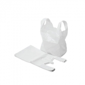 Vest Carrier Bag White Large (Pelican) 13x19x23inch x800