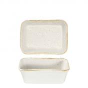 Churchill Stonecast Barley White  Rectangular Lasagne Dish 6 3/8 X 4 3/4 X 2inch