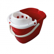 Mop Bucket Plastic Red 15L
