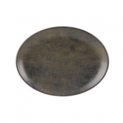 Ebony Oval Plate 31cm/12inch