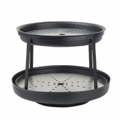 Black Metal 2 Tier Seafood Stand 31 x 23cm (12 1/4 x 9inch)